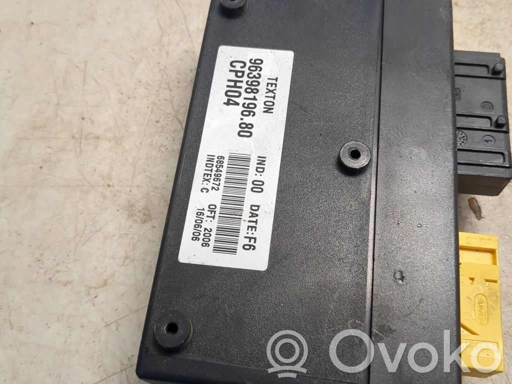 Peugeot 206 Other control units/modules 