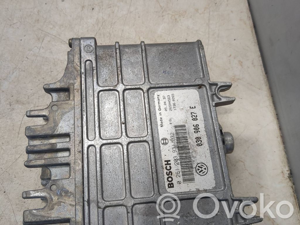 Engine control unit/module   0261203931,030906027E