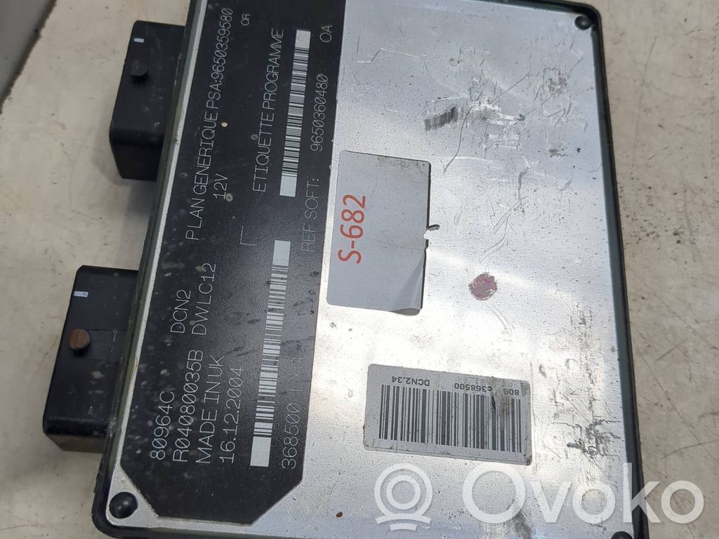 Citroen Berlingo Engine control unit/module 