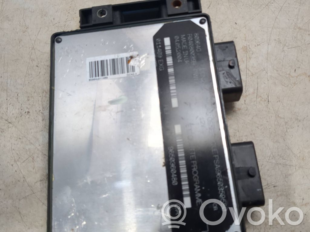 Citroen Berlingo Engine control unit/module 