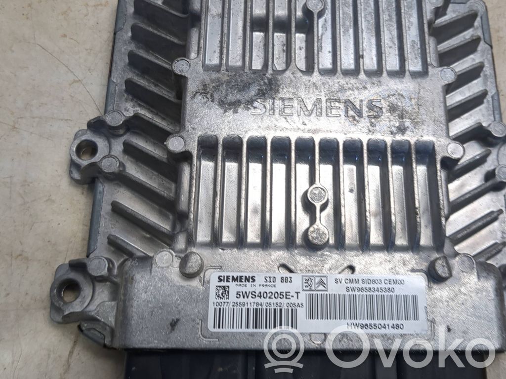 Peugeot 407 Engine control unit/module 
