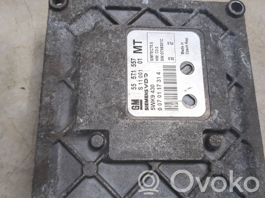 Opel Zafira B Engine control unit/module 