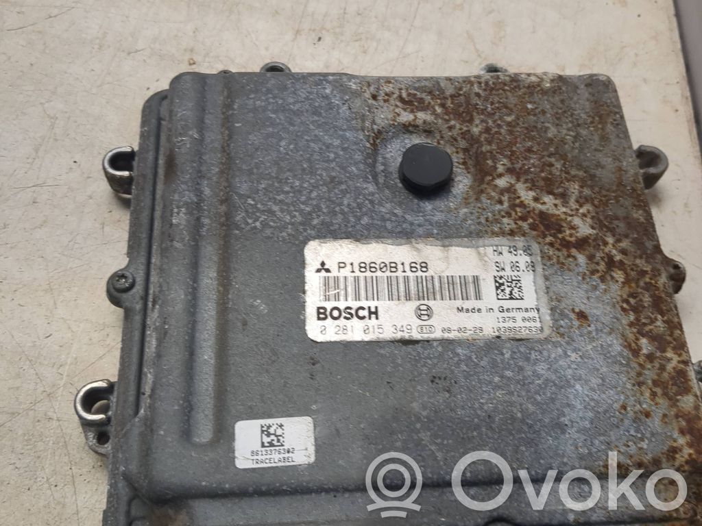 Engine control unit/module   P1860B168,1039S27630,0281015349