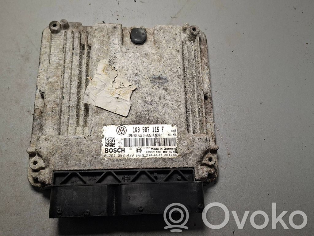 Engine control unit/module   1Q0907115F,1039S21409,8P0907115B