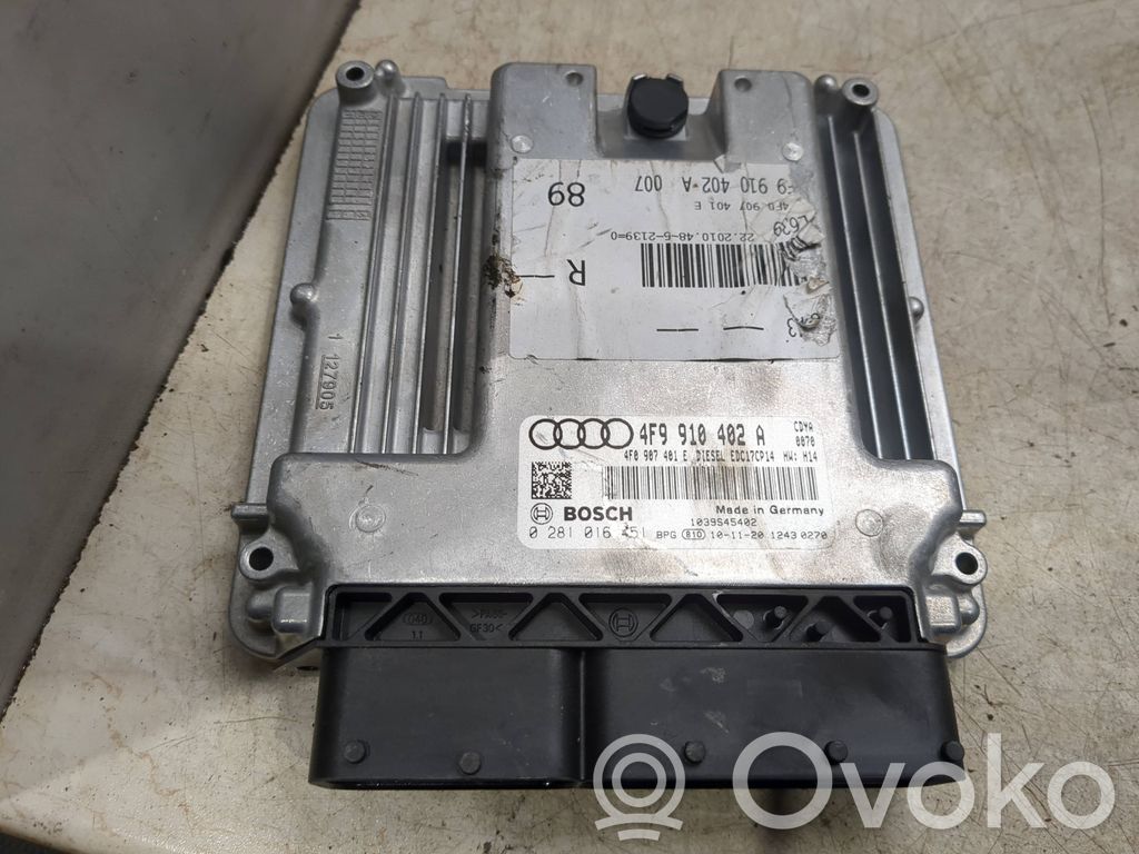 Audi A6 S6 C6 4F Unidad de control/módulo del motor 