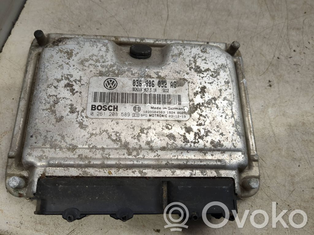Engine control unit/module   036906032AG,0261208589,1039S04563