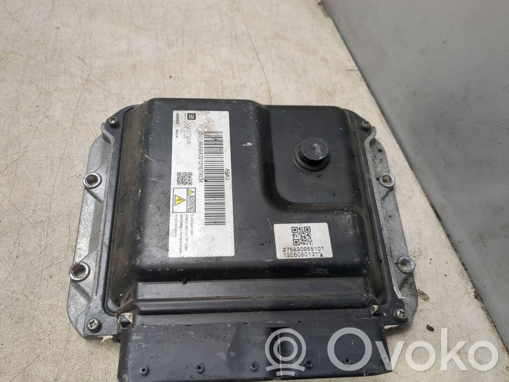 Opel Meriva B Engine control unit/module 
