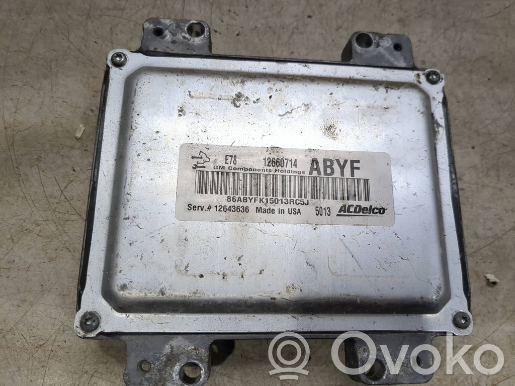 Opel Zafira C Engine control unit/module 