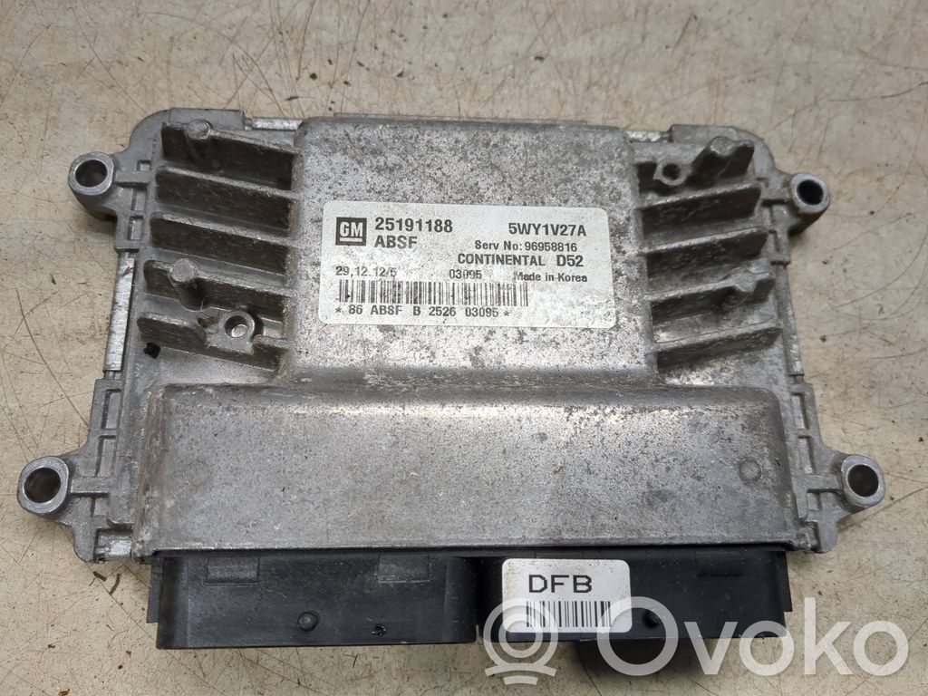 Chevrolet Spark Engine control unit/module 