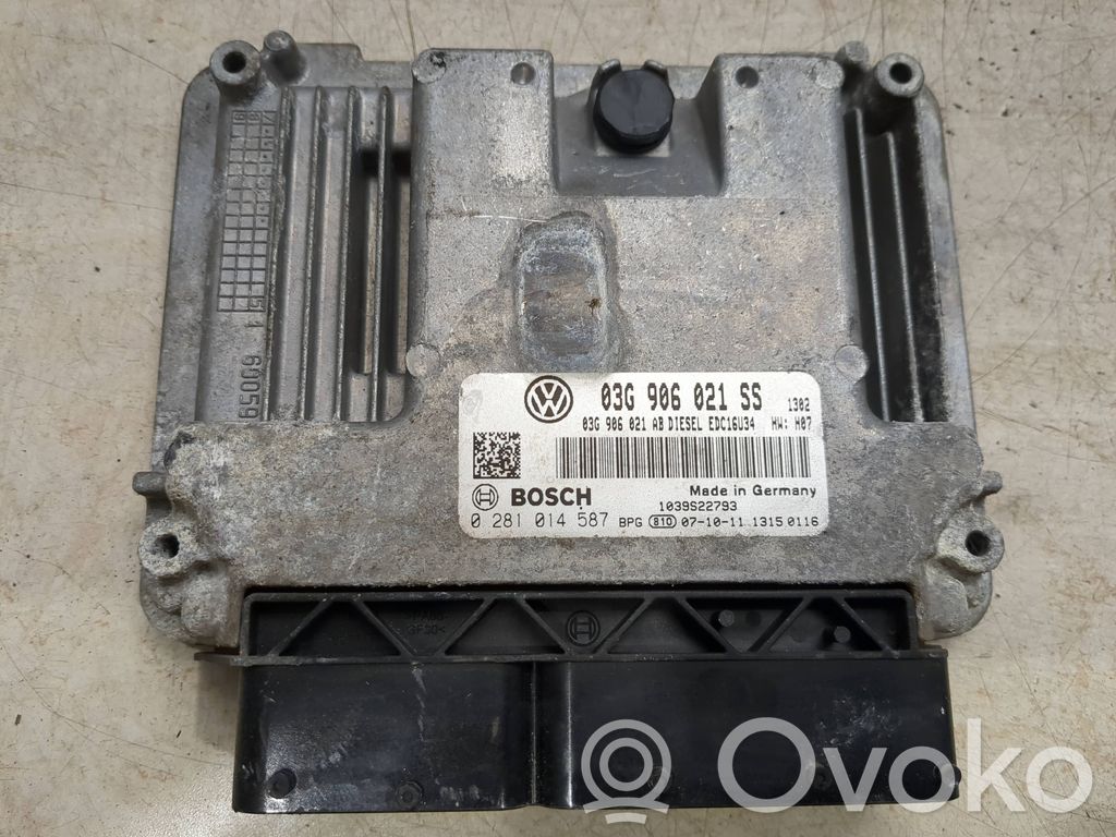 Skoda Octavia Mk2 (1Z) Engine control unit/module 