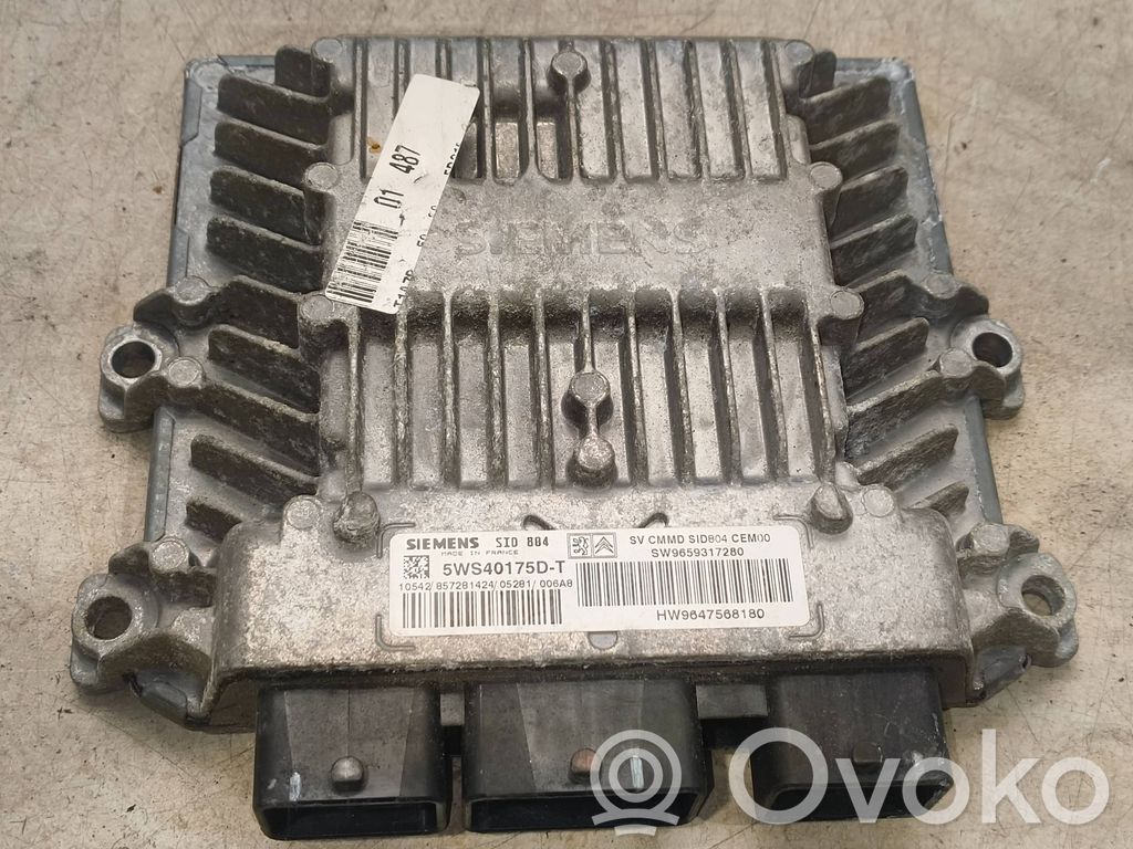 Peugeot 1007 Engine control unit/module 