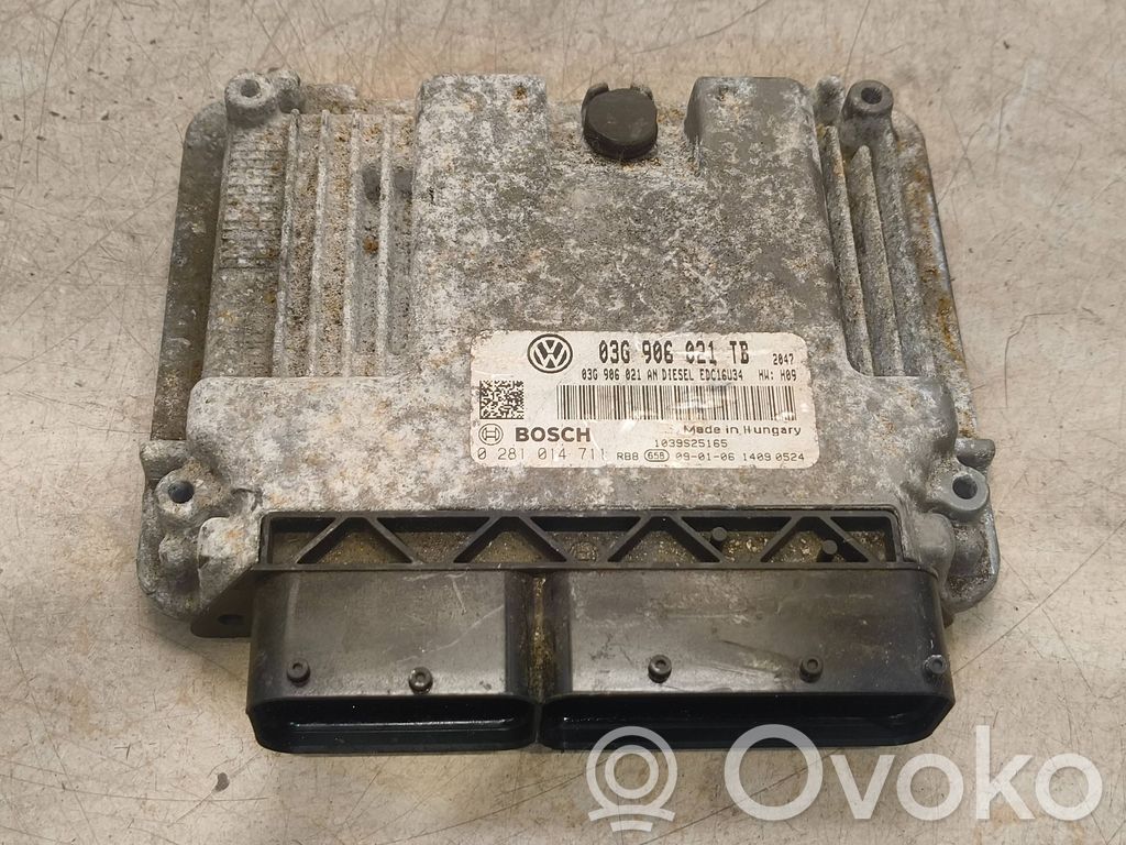 Skoda Superb B6 (3T) Engine control unit/module 