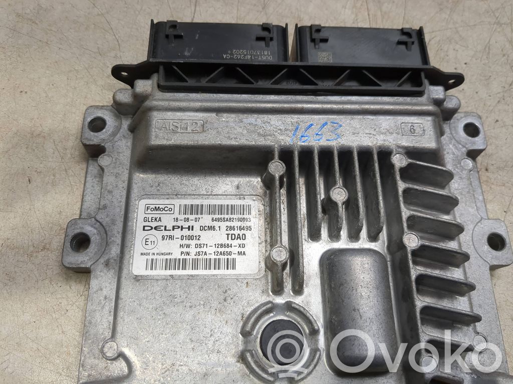Engine control unit/module   28616495,DS7112B684XD,JS7A12A650MA,97RI010012