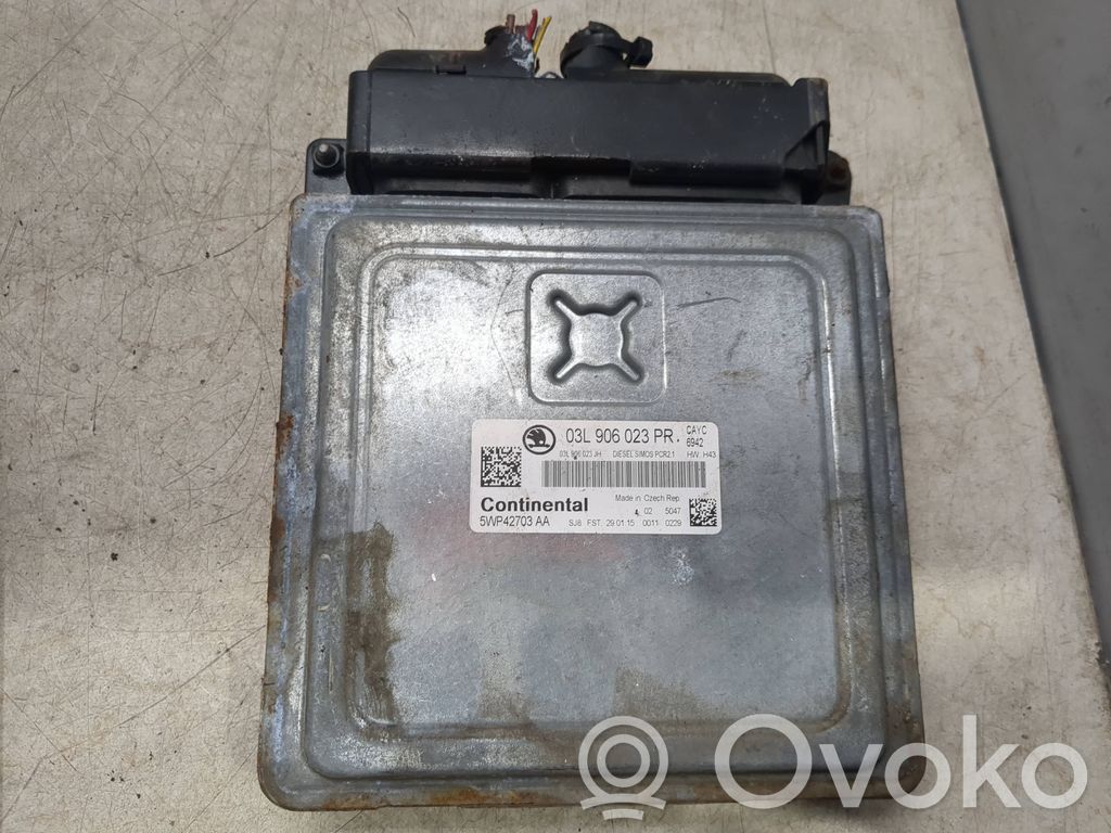 Engine control unit/module   03L906023PR,03L906023JH,5WP42703AA