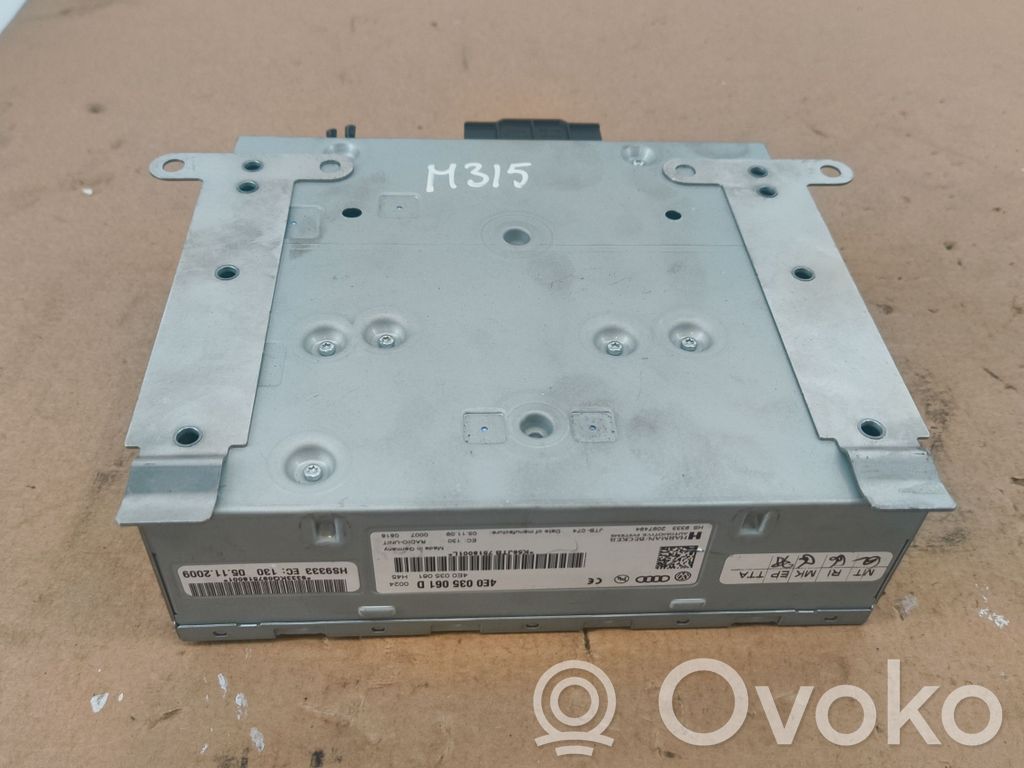 Audi A8 S8 D3 4E Radio / CD/DVD atskaņotājs / navigācija 