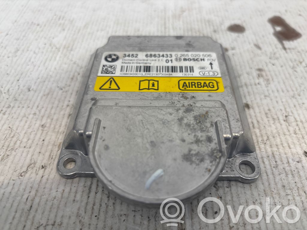 BMW 3 F30 F35 F31 Sterownik / Moduł Airbag 
