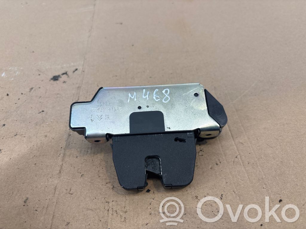 Peugeot 2008 I Tailgate/trunk/boot lock/catch/latch 