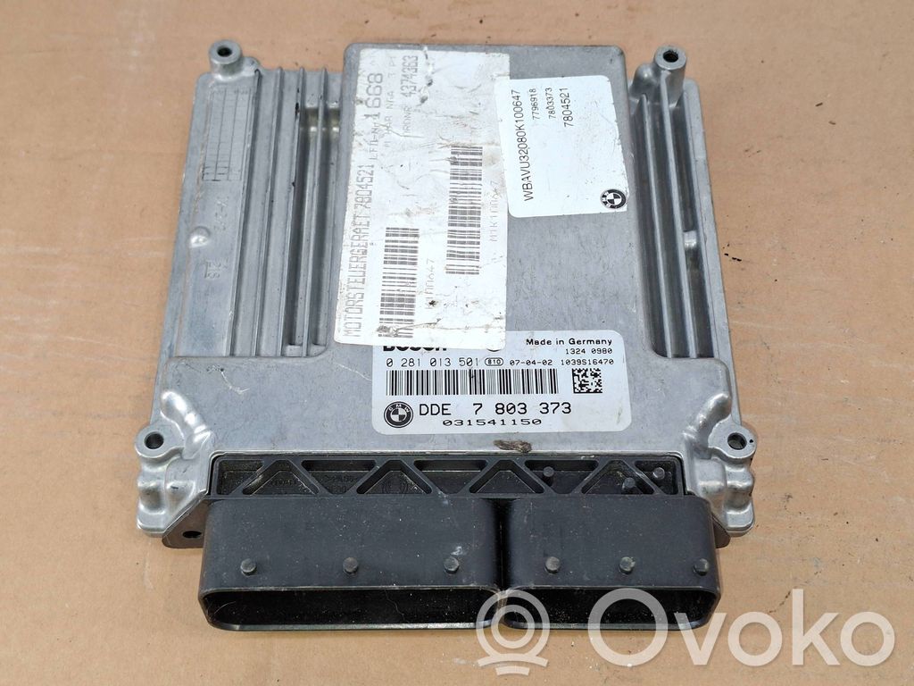 BMW 5 E60 E61 Dzinēja vadības bloks 