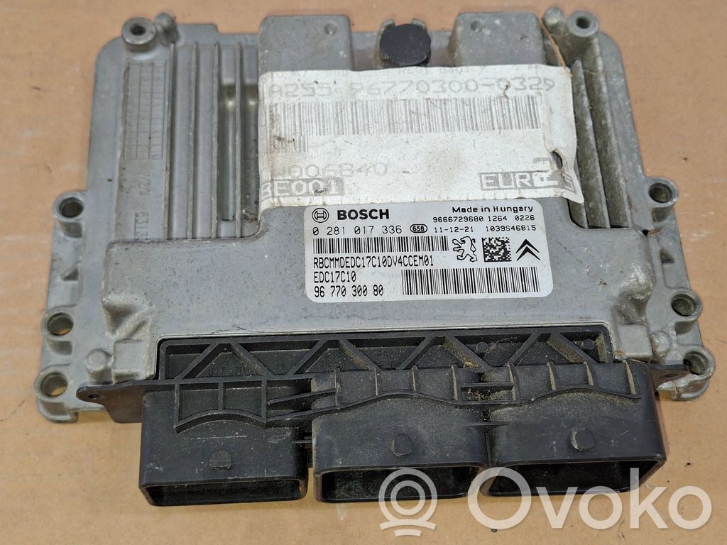 Peugeot 2008 I Engine control unit/module 