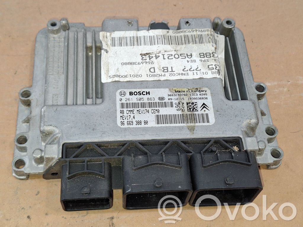 Peugeot 5008 Engine control unit/module 