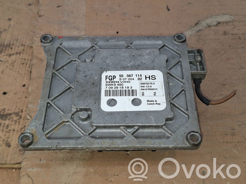 Opel Astra K Engine control unit/module 