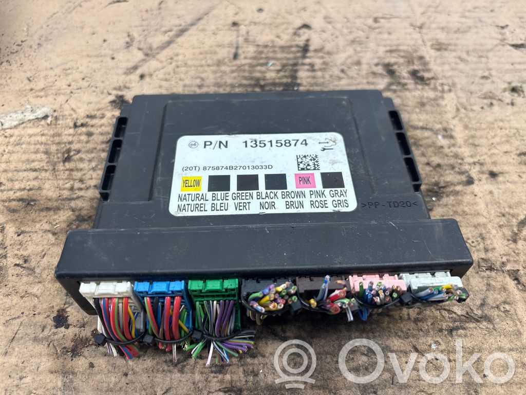 Opel Zafira C Muut ohjainlaitteet/moduulit 