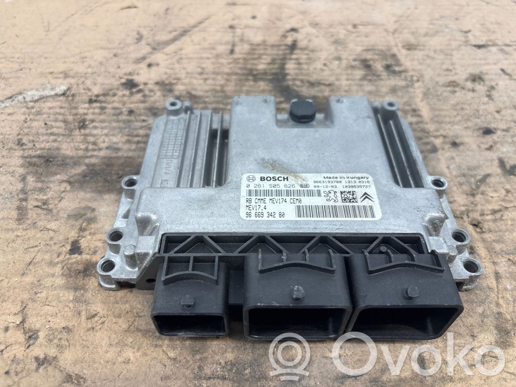 Peugeot 308 Engine control unit/module 