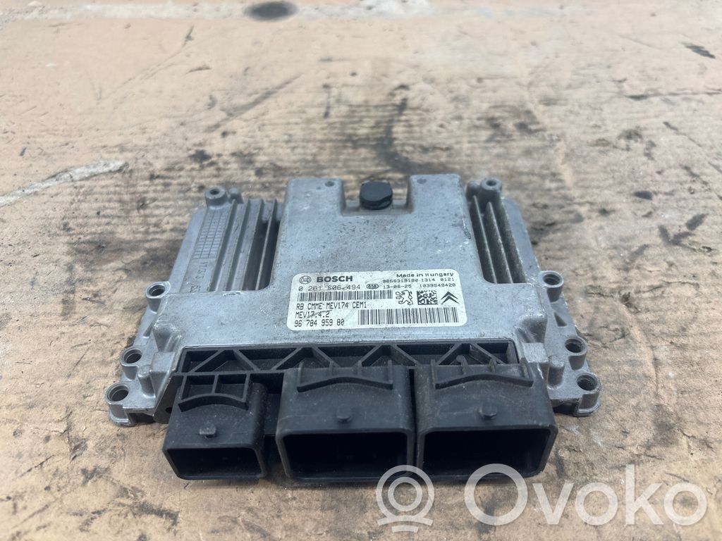 Citroen C4 I Picasso Engine control unit/module 