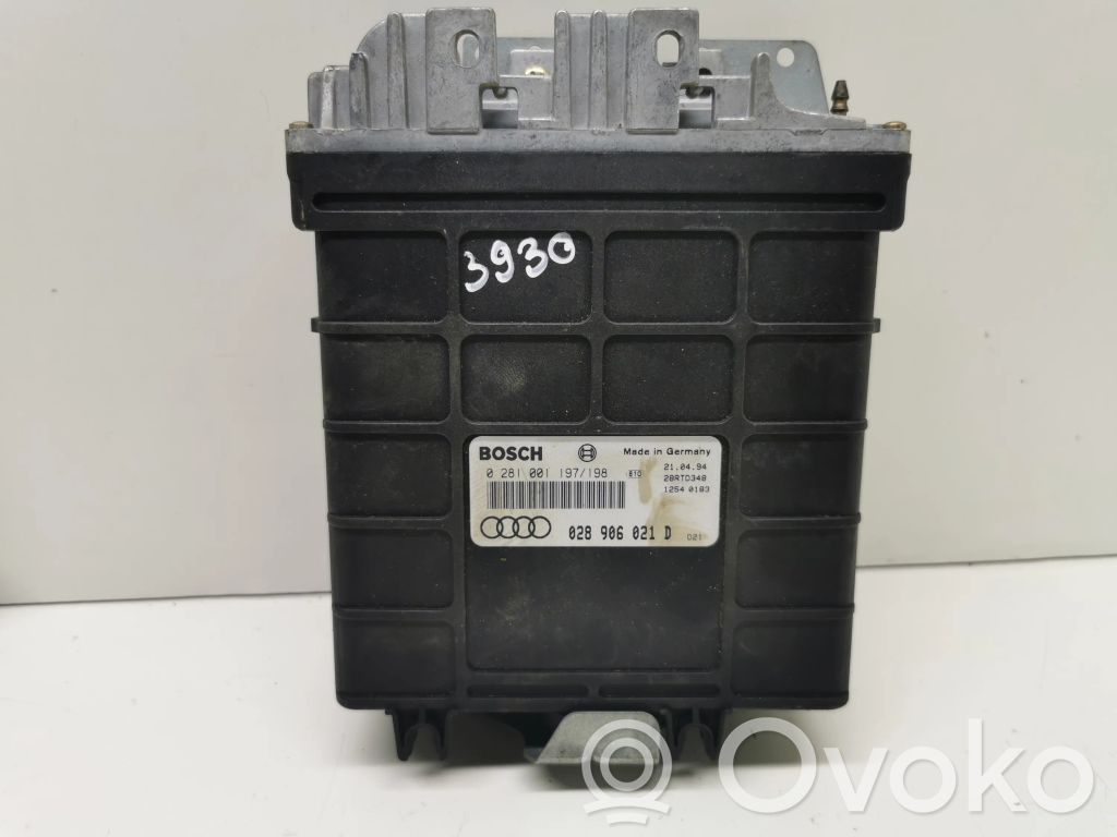Engine control unit/module   028906021D,0281001197,0281001198