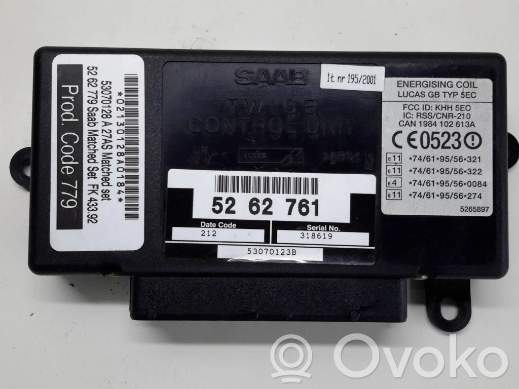 Saab 9-5 Komforto modulis 
