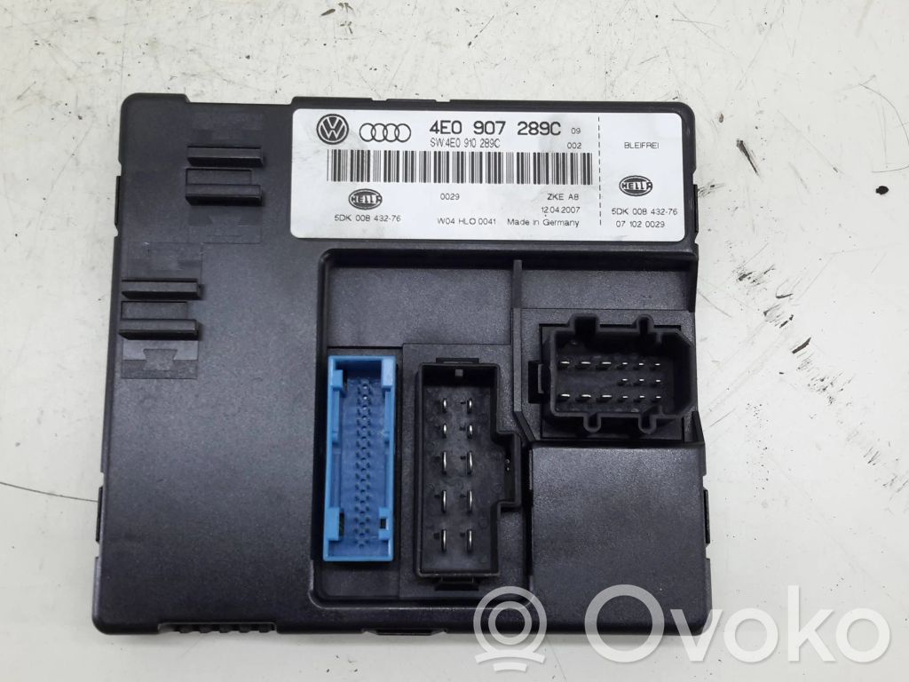Audi A8 S8 D3 4E Komforta modulis 