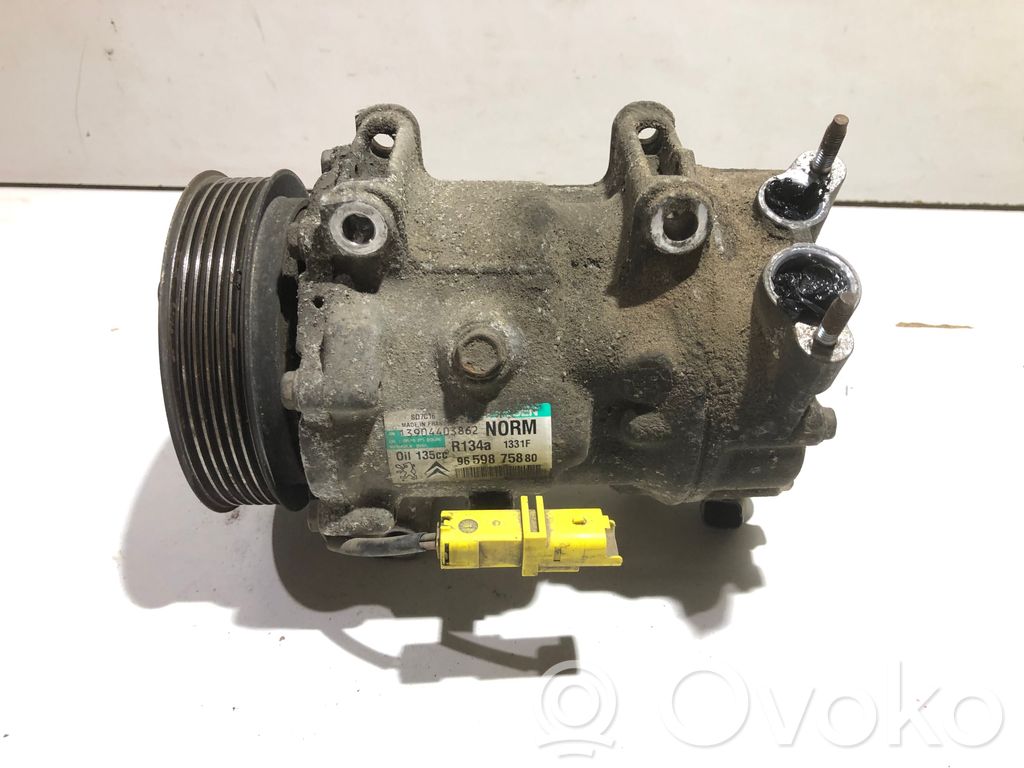 Citroen C4 Grand Picasso Air conditioning (A/C) compressor (pump) 
