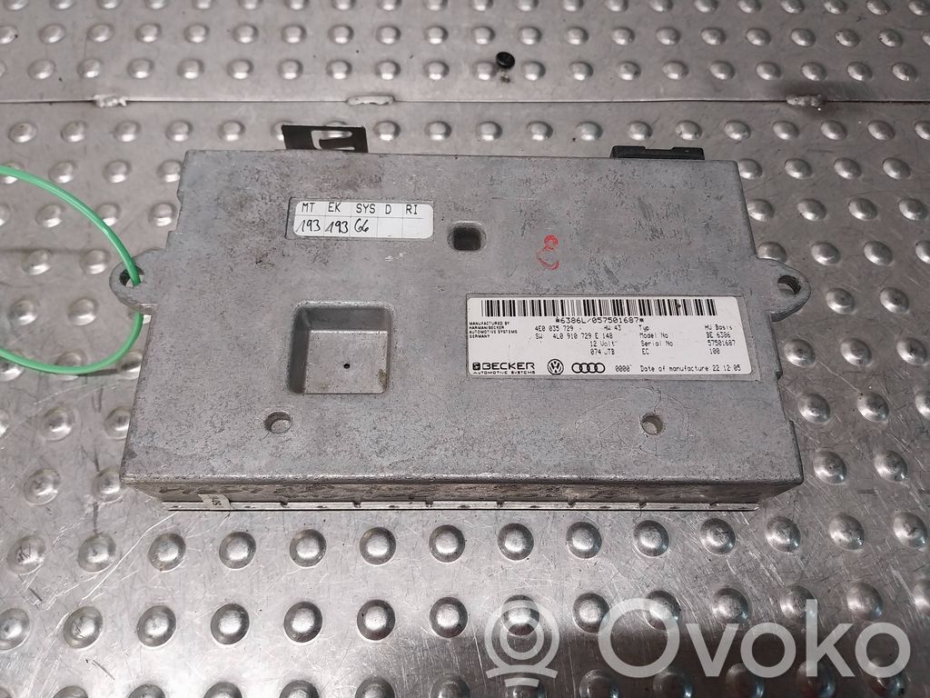 Audi A6 S6 C6 4F GPS navigation control unit/module 