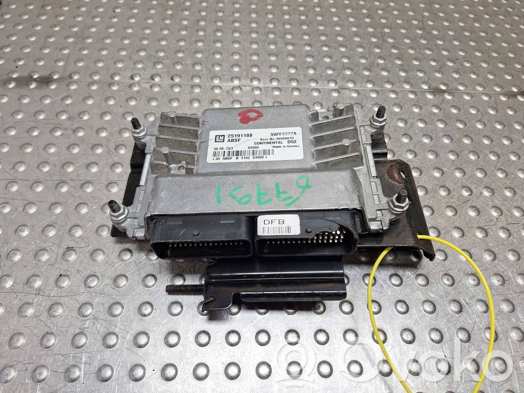 Engine control unit/module   25191188,5WY1V27A