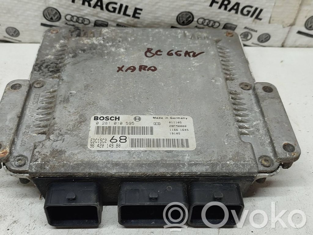 Citroen Xsara Picasso Engine control unit/module 