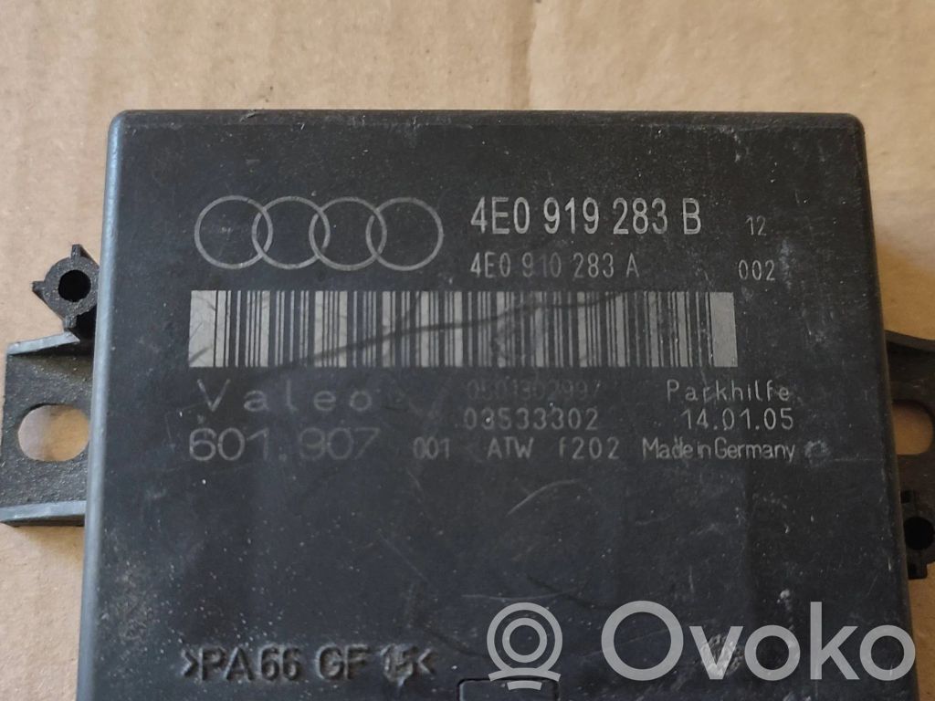 Audi A6 S6 C6 4F Parkošanas (PDC) vadības bloks 