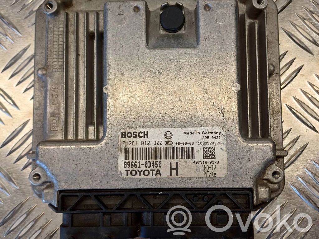 Engine control unit/module   896610D450,1039S28726,0281012322