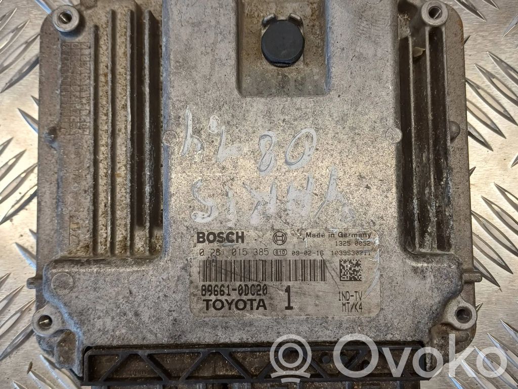 Toyota Yaris Engine control unit/module 