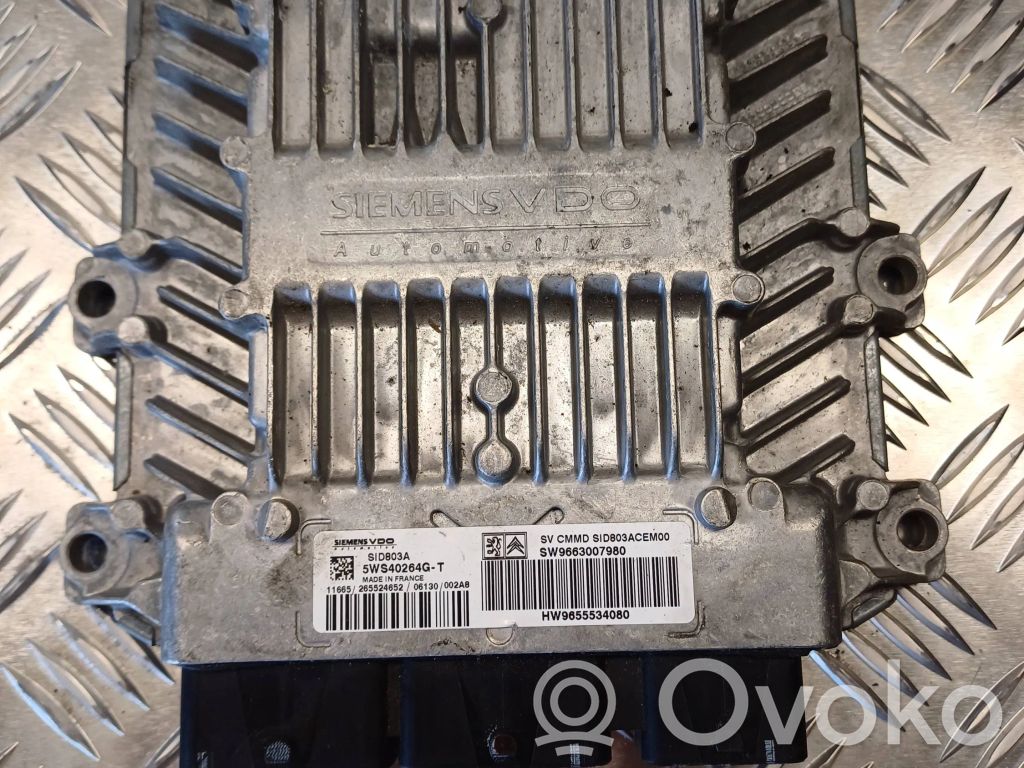 Peugeot 407 Engine control unit/module 