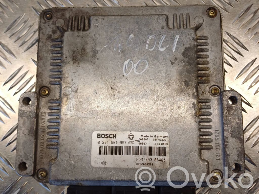 Engine control unit/module   0281001997,7700106485,8200064508