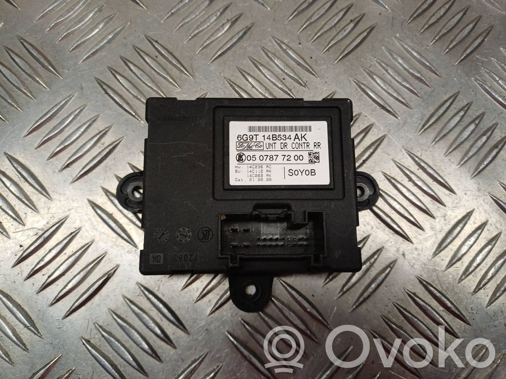 Unité de commande module de porte   6G9T14B534AK