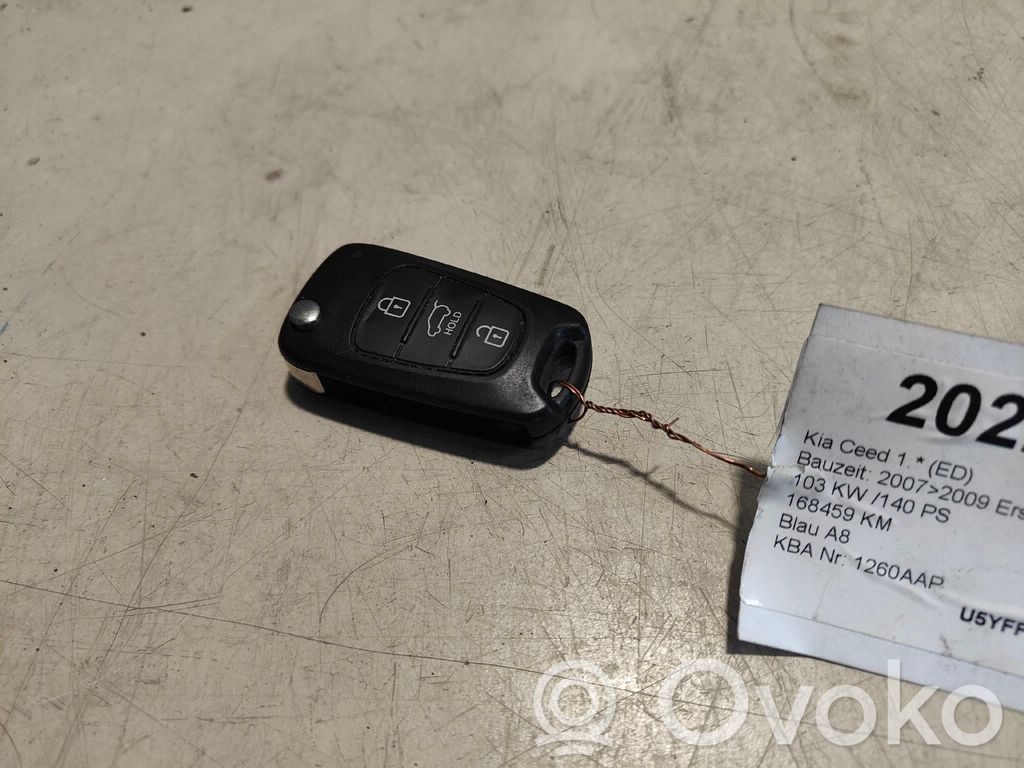 KIA Ceed Blocchetto accensione 