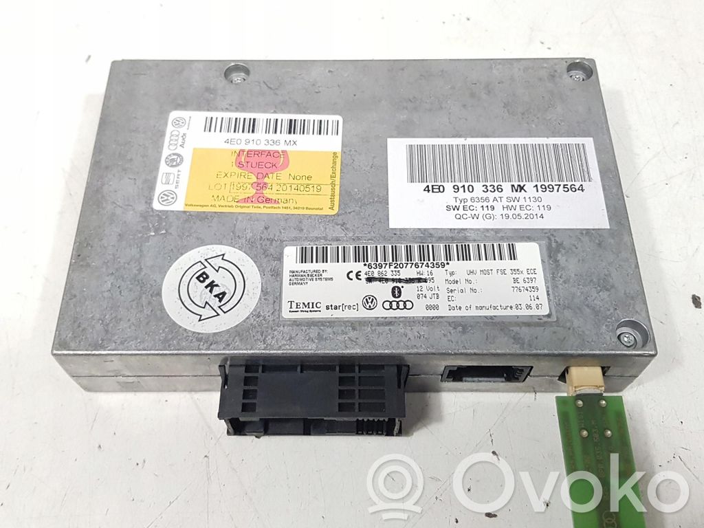Audi Q7 4L Bluetooth Modul Steuergerät 