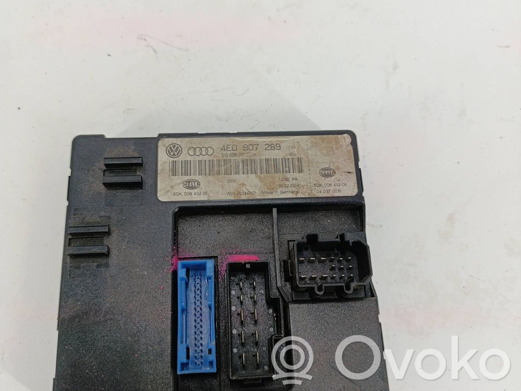 Komforta modulis   4E0907289,4E0910283A,5DK00843206