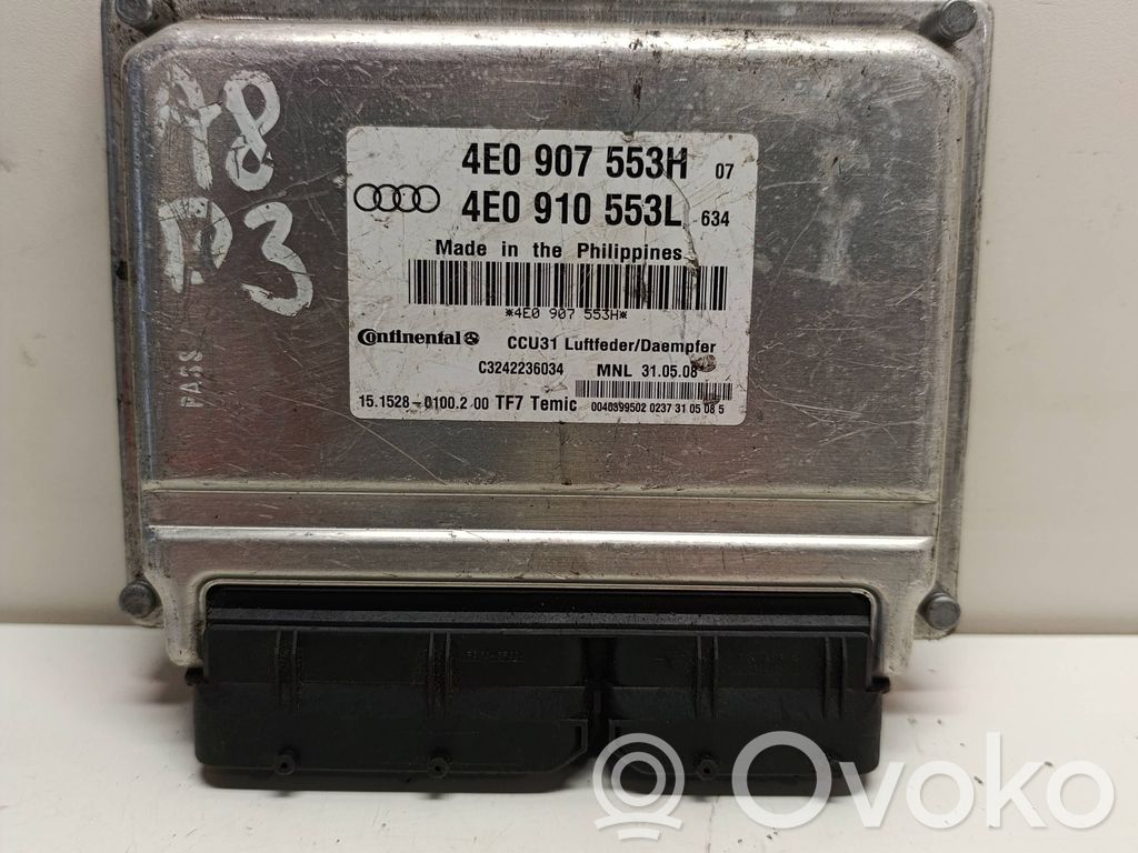 Audi A8 S8 D3 4E Unidad de control/módulo de la suspensión 