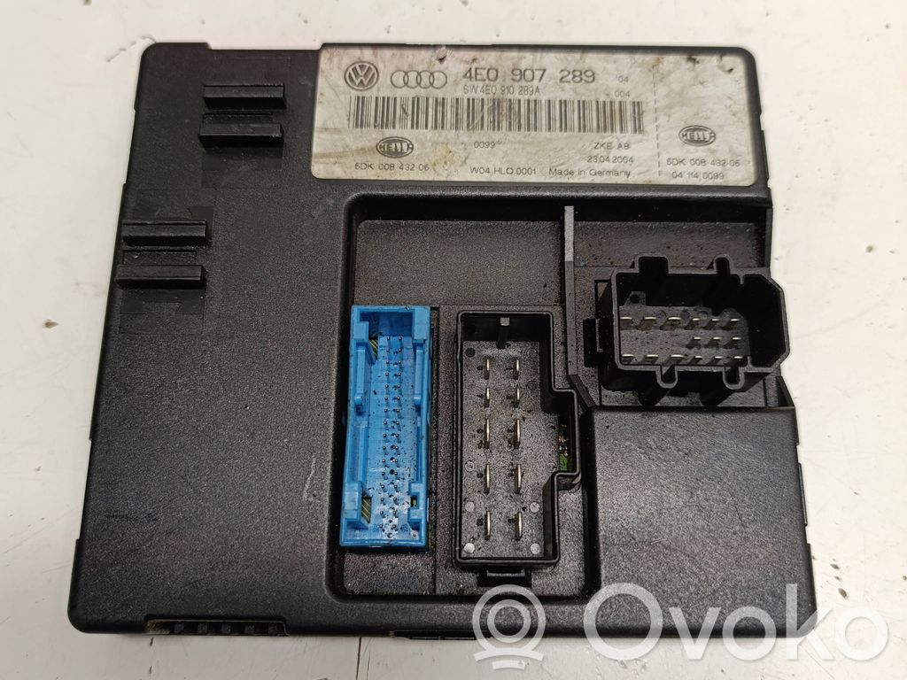 Módulo de confort/conveniencia   4E0907289,5DK00843206,4E0910289A
