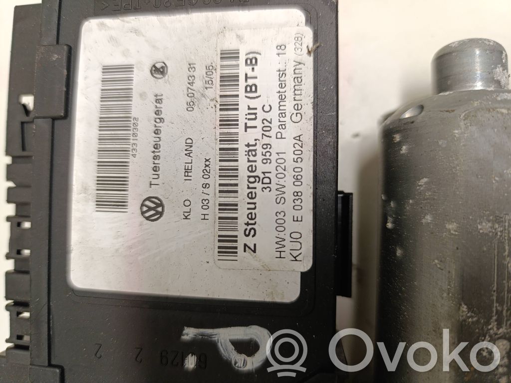 Volkswagen Phaeton Silnik regulatora szyby drzwi przednich 