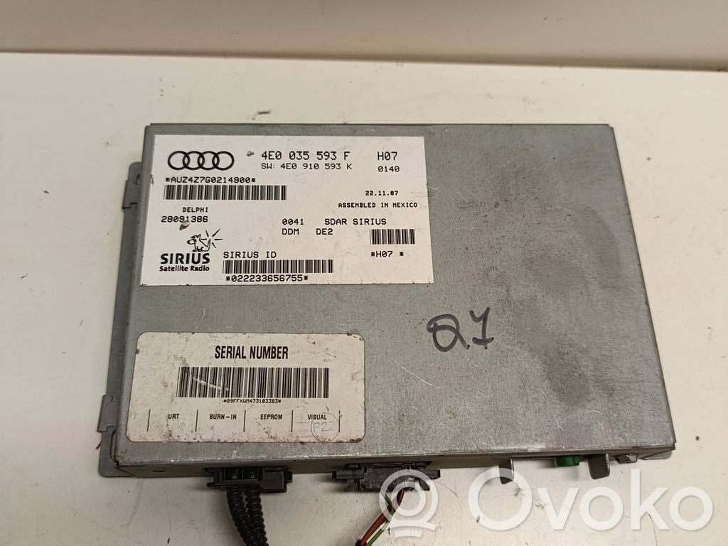 Audi Q7 4L Multimediju kontrolieris 