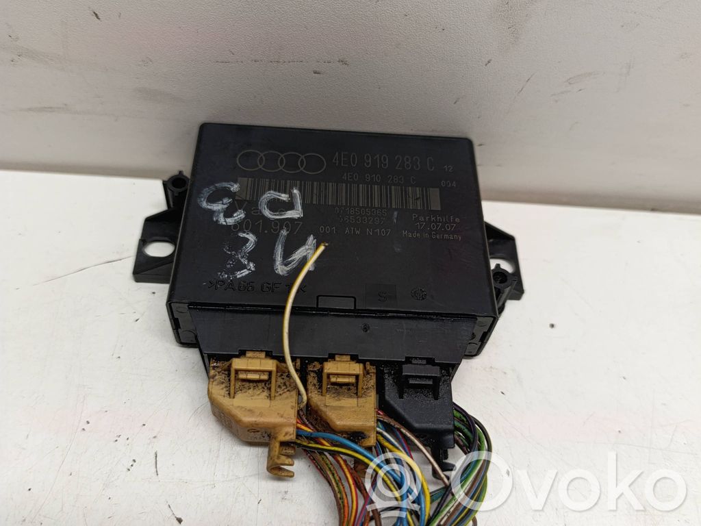 Audi A8 S8 D3 4E Unitate/modul de comandă parcare PDC 
