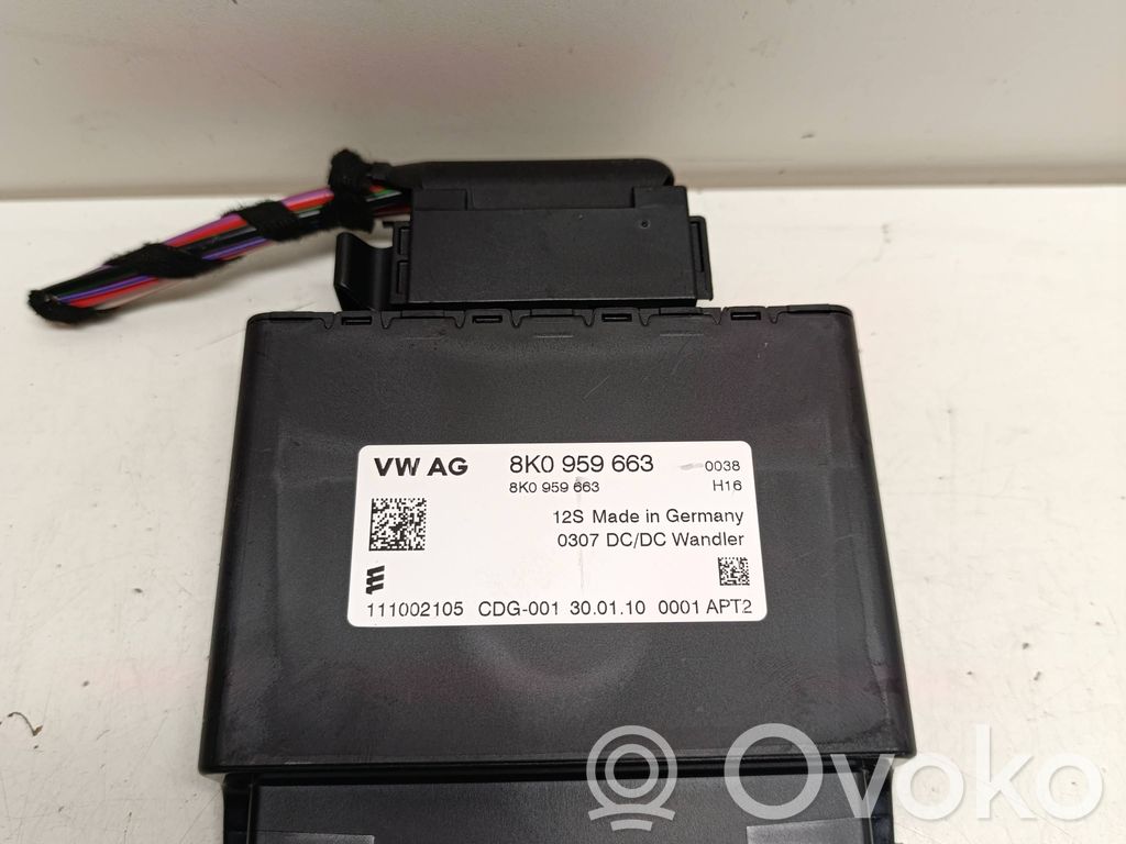 Other control units/modules   8K0959663,111002105